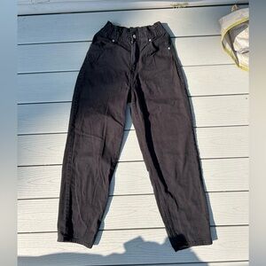 H&M stretchy waist balloon black jeans